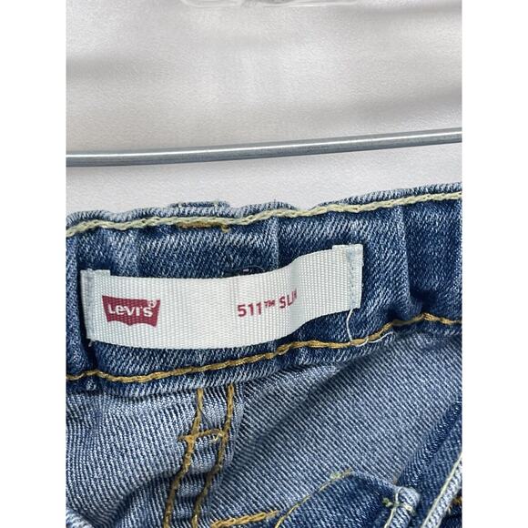 Levi's 511 Slim Jeans Kids Boys 7X Reg 20” Waist 7-8 Year Olds Pants Sport Denim - Picture 4 of 13